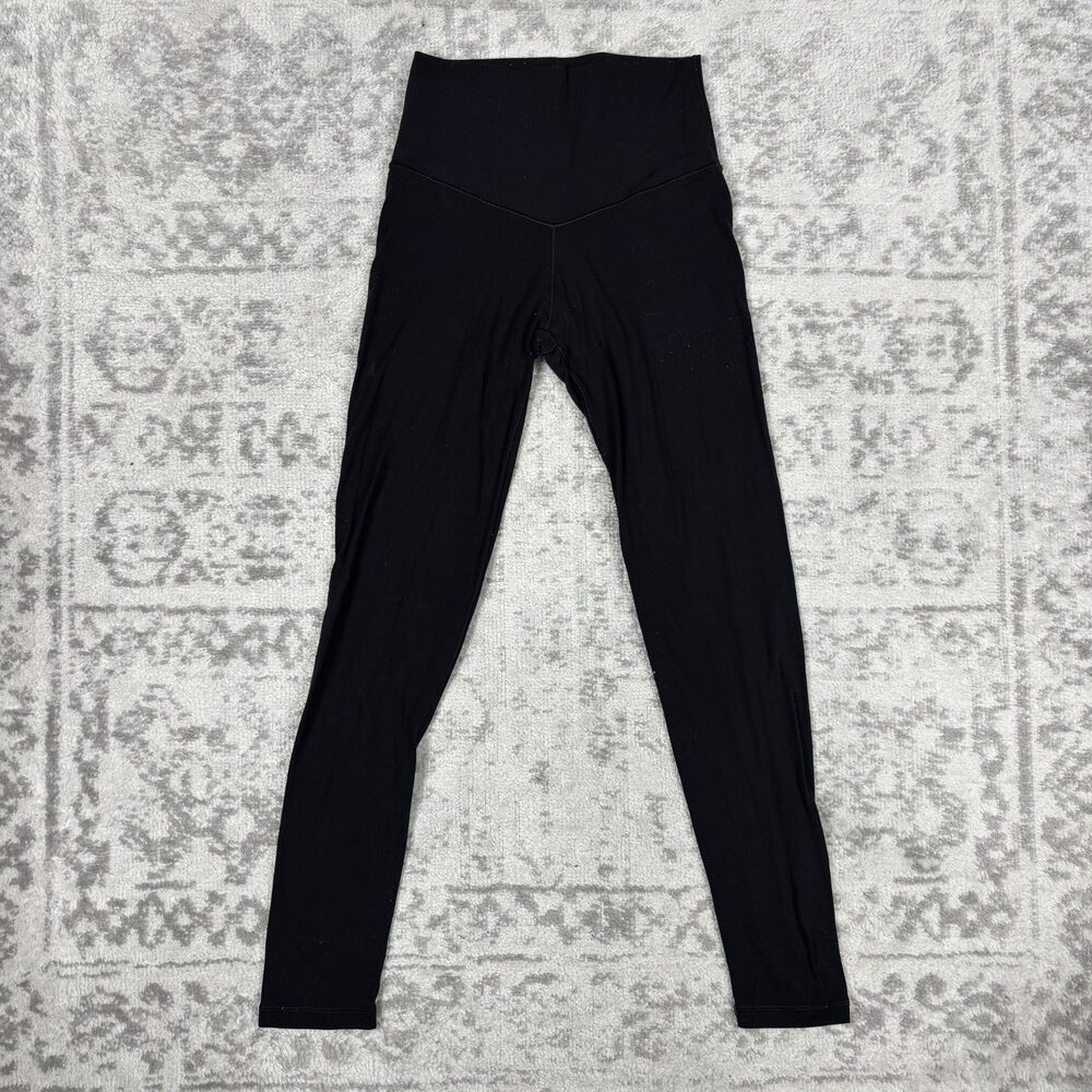 Aerie Chill Play Leggings High Rise Women's Yoga Black Print Leggings Size Small